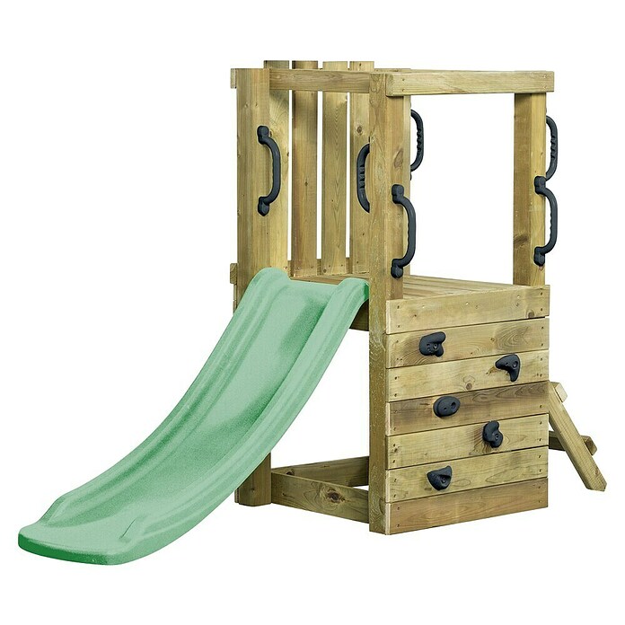Swing King Otroški igralni stolp Irma Small  (Do x Š x V: 185 x 70 x 120 cm, Pastelno zelen tobogan) | 8305 - Kinderspielgeräte Holz | ICHA - Kinderspielgeräte | ICH - Kinderspielgeräte | IC - Freizeit im Garten | I - Stadtgarten | BAUHAUS