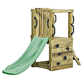 Swing King Dječji toranj za igru Irma Small (D x Š x V: 185 x 70 x 120 cm, Pastelno zelena)