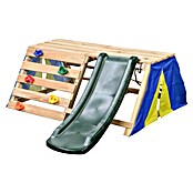 Swing King Plezalni okvir s toboganom Charile  (114,5 x 114,5 x 59,2 cm, Les, Zelena) | 8305 - Kinderspielgeräte Holz | ICHA - Kinderspielgeräte | ICH - Kinderspielgeräte | IC - Freizeit im Garten | I - Stadtgarten | BAUHAUS