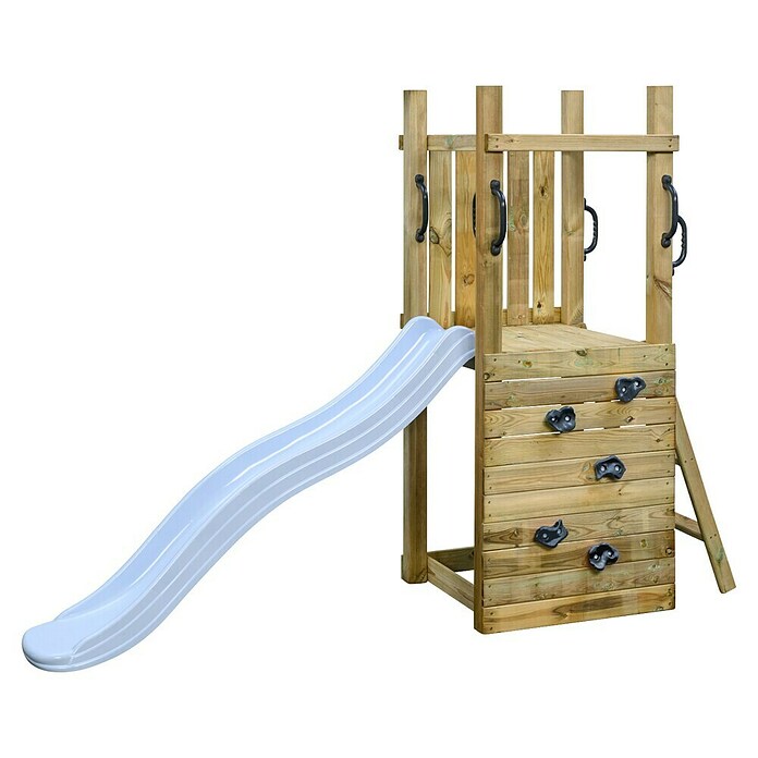 Swing King Otroški igralni stolp Irma  (Do x Š x V: 235 x 70 x 175 cm, Pastelno moder tobogan) | 8305 - Kinderspielgeräte Holz | ICHA - Kinderspielgeräte | ICH - Kinderspielgeräte | IC - Freizeit im Garten | I - Stadtgarten | BAUHAUS
