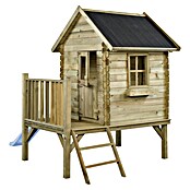 Swing King Otroška hiška Camilla  (Do x Š x V: 177 x 184 x 210 cm, Les, Pastelno moder tobogan) | 8305 - Kinderspielgeräte Holz | ICHA - Kinderspielgeräte | ICH - Kinderspielgeräte | IC - Freizeit im Garten | I - Stadtgarten | BAUHAUS