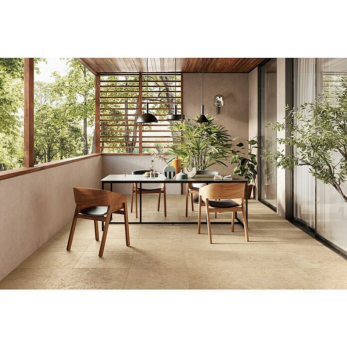 Corso Italia Terasna ploščica Pompei Aureo Classico Cross  (60 x 60 cm, Peščena, Mat) | 4240 - Natursteinoptik | EAFA - Bodenfliesen | EAF - Fliesen | EA - Fliesen | E - Fliesen | BAUHAUS