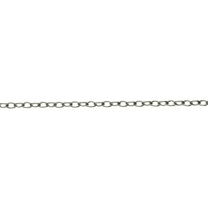 Stabilit Čelični lanac po dužnom metru (Promjer: 1,1 mm, Čelik, Poniklano)