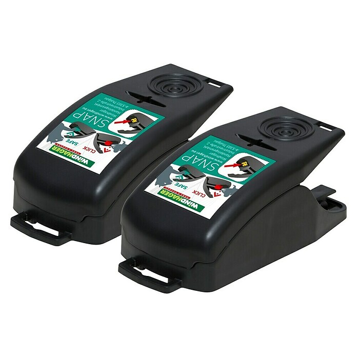 Windhager Mausefalle Snap (Spezialfalle, Kunststoff, 2 Stk.)