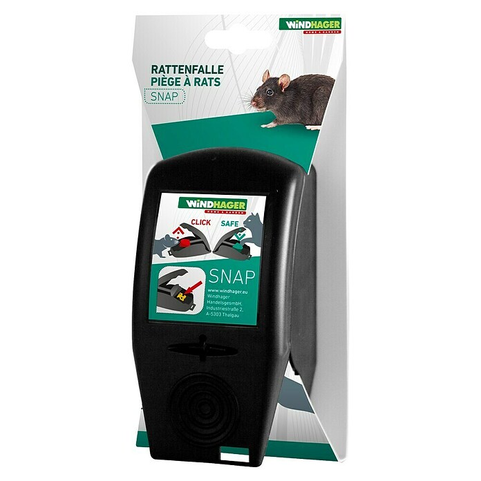 Windhager Rattenfalle Snap (Spezialfalle, Kunststoff)