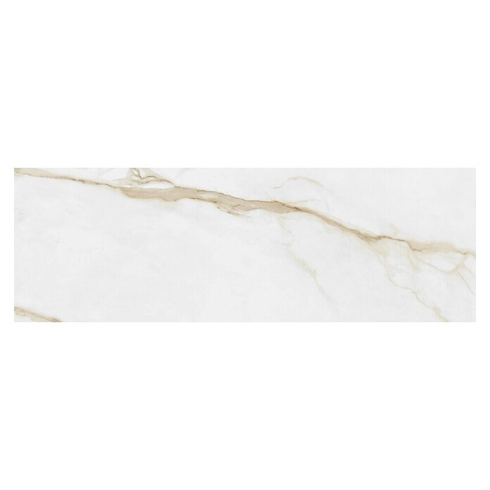 Zidna pločica Portofino Gold Brillo  (90 x 30 cm, Bijelo zlatna, Sjaj) | BAUHAUS