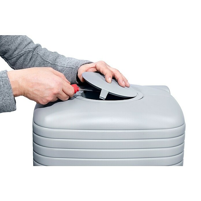 4rain Wandtank Quadro (270 l, Betongrau) | BAUHAUS