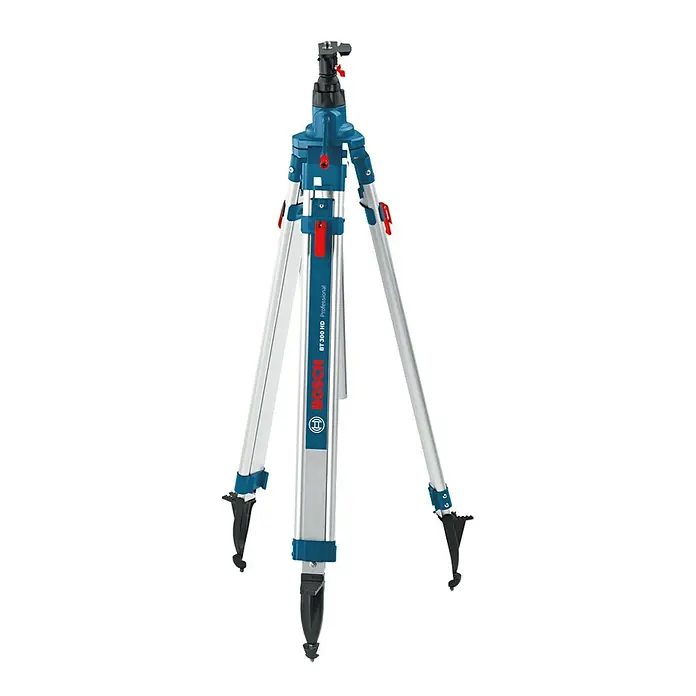 Bosch Professional Stativ BT 300 HD - Arbeitshöhe: 122 cm - 295 cm, Stativ-Gewinde: ⁵⁄₈″ - Bosch BT 300 HD Professional Baustativ mit robusten Aluminiumbeinen für Nivelliergeräte und Laser.