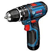Bosch Professional Taladro atornillador percutor de batería GSB 12V-15 (12 V, 2 baterías, 2 Ah, 30 Nm) | BAUHAUS
