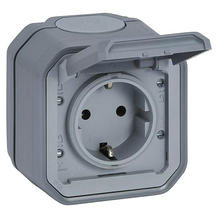 Legrand Feuchtraumleitung Plexo New (Grau, IP44, Aufputzmontage) | BAUHAUS