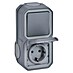 Legrand Feuchtraum-Schalterkombination Plexo New 