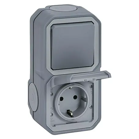 Legrand  Feuchtraum-Schalterkombination Plexo New