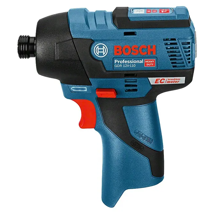 Bosch Professional AMPShare 18V Akku-Drehschlagschrauber GDR 12V-110 - 12 V, Ohne Akku - Abbildung eines Bosch GDR 12V-110 Professional Akku-Schlagschraubers, kompakt und leistungsstark für professionelle Anwendungen.