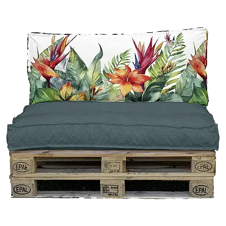 Set cojines para palet Tropical