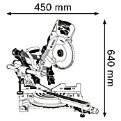 Bosch Professional Tronzadora (1.600 W, Diámetro hoja de sierra: 216 mm, Número de revoluciones de marcha en vacío: 3.500 r.p.m. - 5.000 r.p.m.)