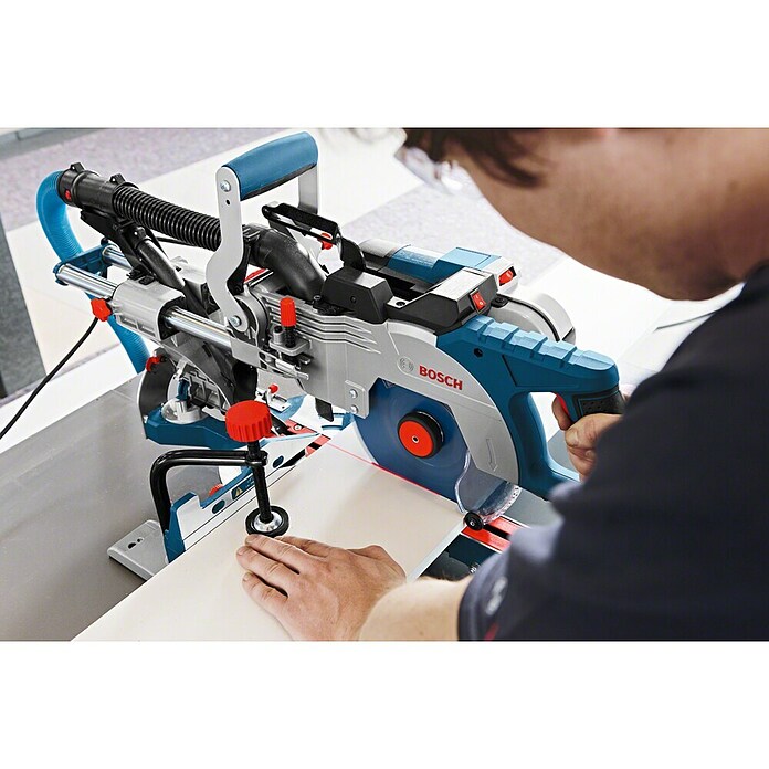 Bosch Professional Tronzadora (1.600 W, Diámetro hoja de sierra: 216 mm, Número de revoluciones de marcha en vacío: 3.500 r.p.m. - 5.000 r.p.m.)
