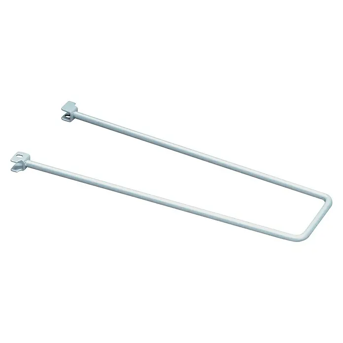 Element System Soporte para libros - 250 x 80 mm, Aluminio blanco, Acero - Toallero blanco para baño o cocina. Una solución de almacenamiento práctica para toallas con un diseño estable.
