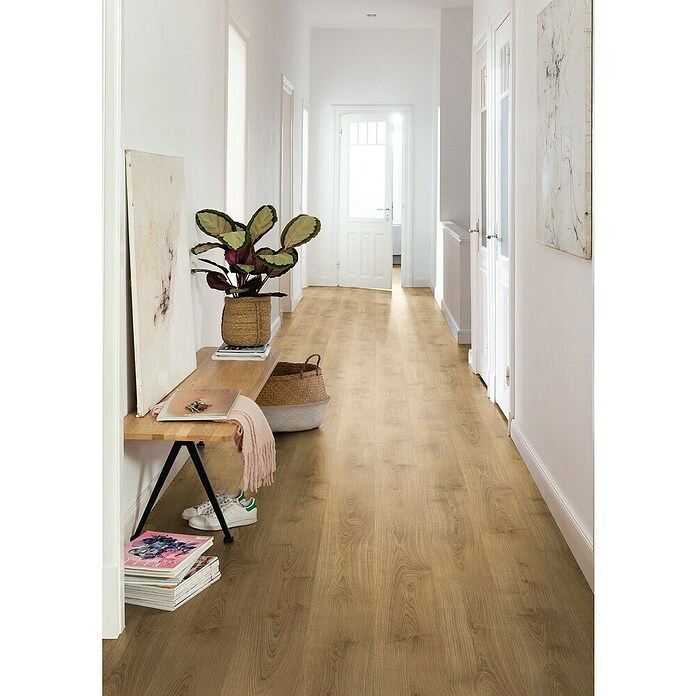 Egger Laminat NatureSense Sjeverni hrast natur PL2970  (1.292 x 193 x 12 mm, Rustikalni pod, Smeđa) | BAUHAUS