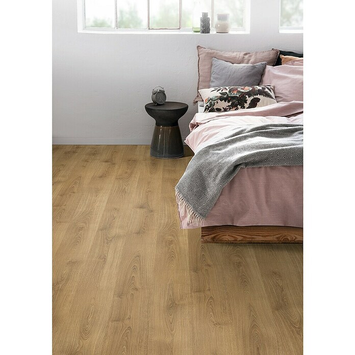 Egger Laminat NatureSense Sjeverni hrast natur PL2970  (1.292 x 193 x 12 mm, Rustikalni pod, Smeđa) | BAUHAUS