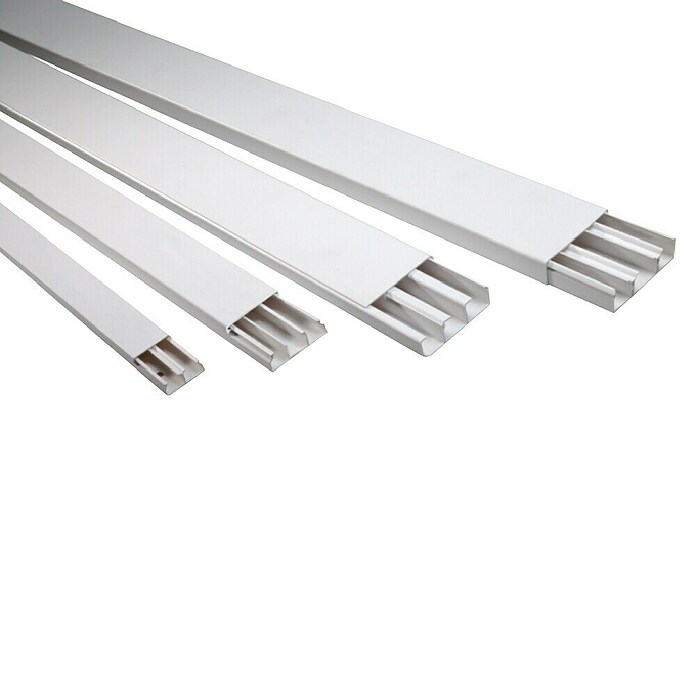 Kabelkanal (L x B x H: 2 m x 75 mm x 20 mm, Weiß, PVC) | BAUHAUS