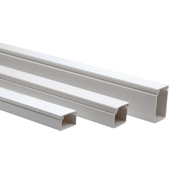 Kabelkanal (L x B x H: 2 m x 40 mm x 40 mm, Weiß, PVC) | BAUHAUS