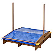 Swing King Peskovnik Ibiza  (120 x 120 x 18 cm, Modra, Natur) | Peskovniki | Otroška igrala | Vrt in prosti čas | Izdelki | BAUHAUS