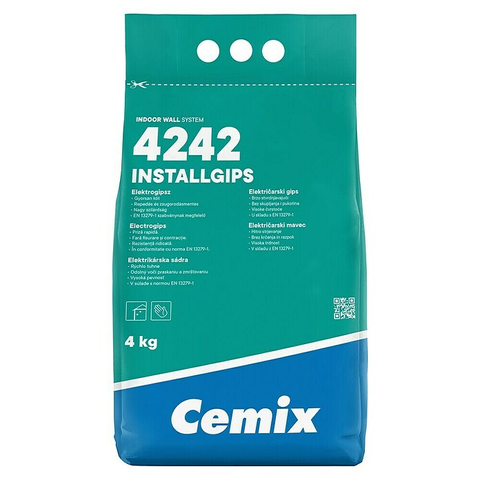 Cemix Gips Installgips  (4 kg) | BAUHAUS