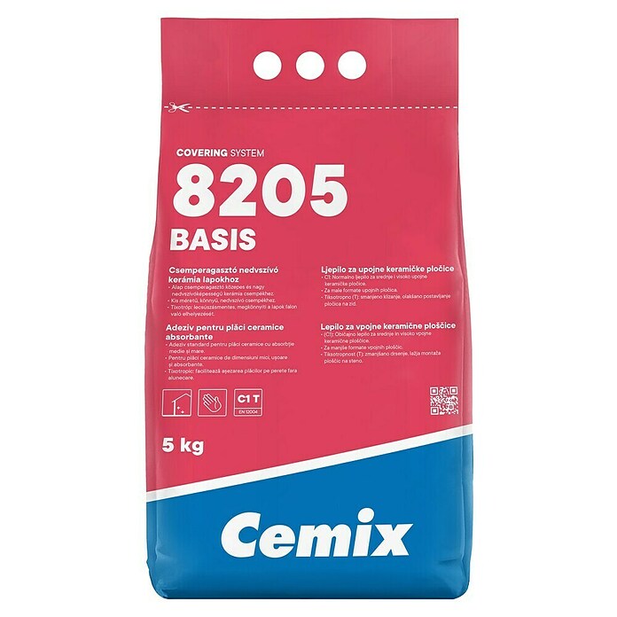 Cemix Ljepilo za pločice Basis  (5 kg, U zatvorenom) | BAUHAUS