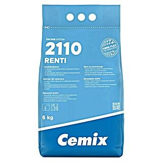Cemix Vapneno-cementna žbuka za ručnu obradu Renti (5 kg, Bijela)