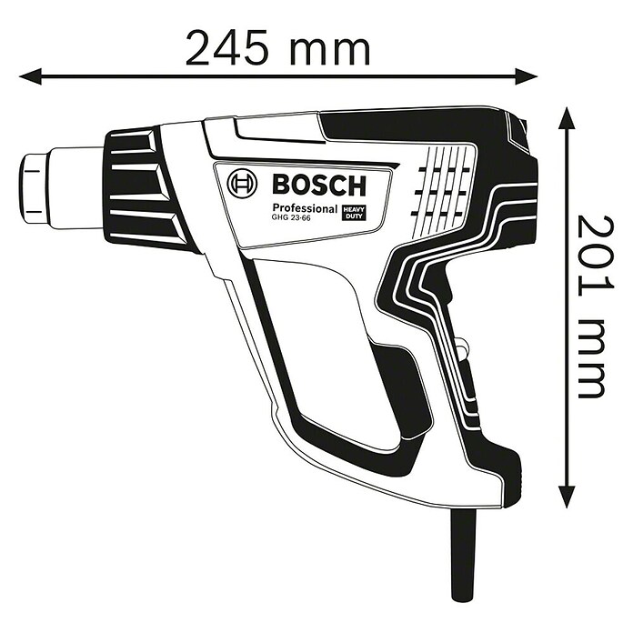 Bosch Professional Pistola de aire caliente (2.300 W, null)