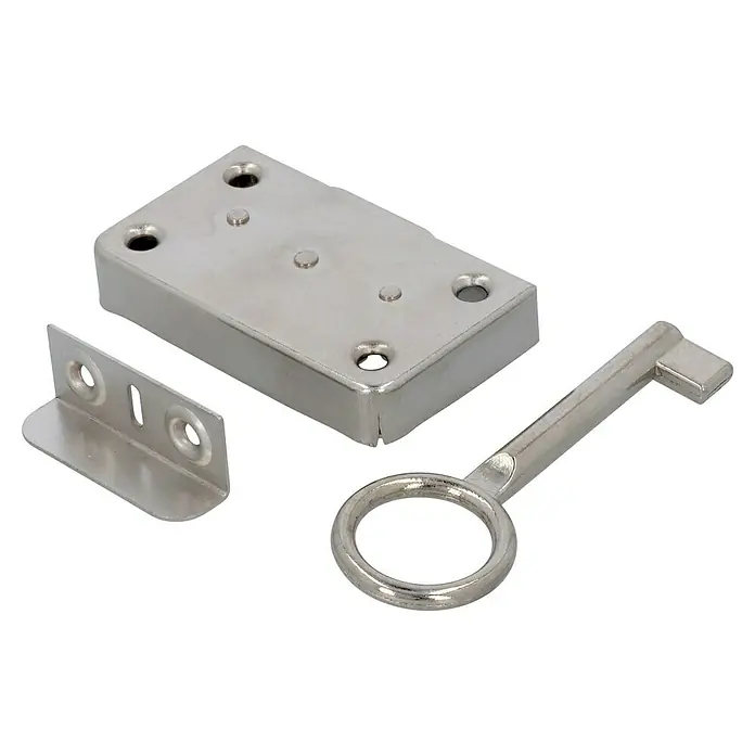 Stabilit Aufschraub-RiegelschlossDornmaß: 15 mm, Vernickelt
