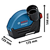 Bosch Professional Absaugvorrichtung GDE 125 EA-T (Passend für: Bosch Winkelschleifer GWS-Serie mit Ø 125 mm)