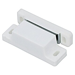 Hettich Cierre magnético (Fuerza de adherencia: 5 kg, L x An x Al: 15 x 13,5 x 45,5 mm, Blanco)