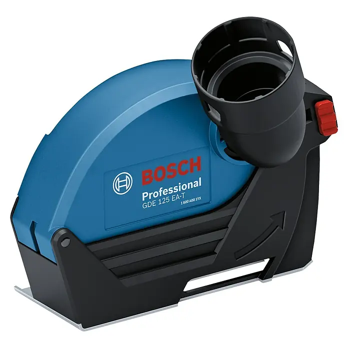 Bosch Professional Absaugvorrichtung GDE 125 EA-T - Passend für: Bosch Winkelschleifer GWS-Serie mit Ø 125 mm - Bosch GDE 125 EA-T Professional Staubabsaugung für Winkelschleifer, effektive Staubentfernung für sauberes und sicheres Arbeiten.