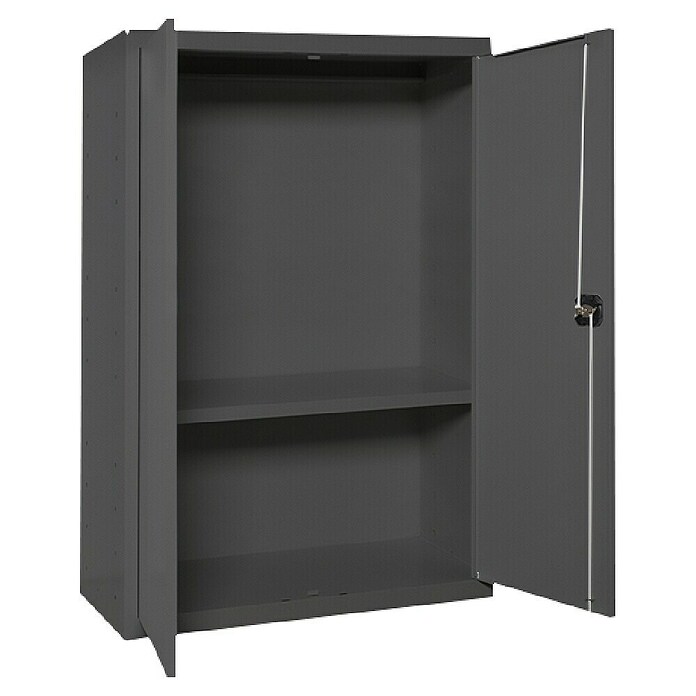 Regalux Armario multiusos metálico (L x An x Al: 40 x 80 x 90 cm, Antracita) | BAUHAUS