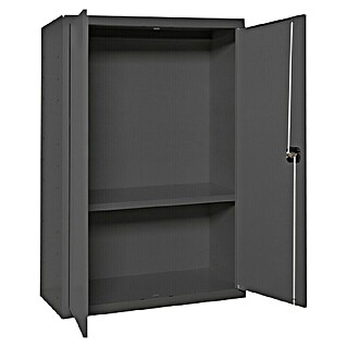 Regalux Armario multiusos metálico (L x An x Al: 40 x 80 x 90 cm, Antracita)