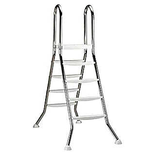 Summer Fun Zwembadladder (Passend bij: Zwembaden met een hoogte tot 120 cm, Roestvrij staal)