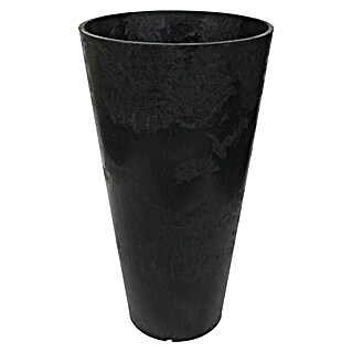 Okrogli stebrasti cvetlični lonec Concerto (Zunanje dimenzije (Ø x V): 36 x 66 cm, Antracit)