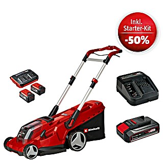 Einhell Power X-Change 18V Maschinenpaket (Akku-Rasenmäher Rasarro 36/42 + Starter-Kit (-50%))