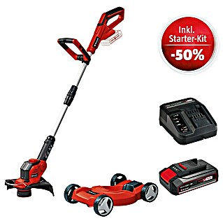 Einhell Power X-Change 18V Maschinenpaket (Akku-Rasentrimmer GE-CT18/28LI TC-Solo + Starter-Kit (-50%))