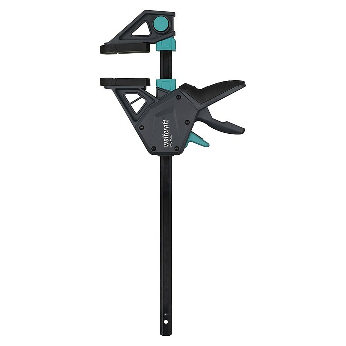 Wolfcraft Enoročna spona Pro Max  (Razpon: 300 mm, Dolžina štrlečega dela: 110 mm) | 1860 - Metallzwingen | BADF - Spannwerkzeug | BAD - Handwerkzeuge | BA - Handwerkzeuge | B - Werkz/Masch/Maschzubeh/Auto | BAUHAUS