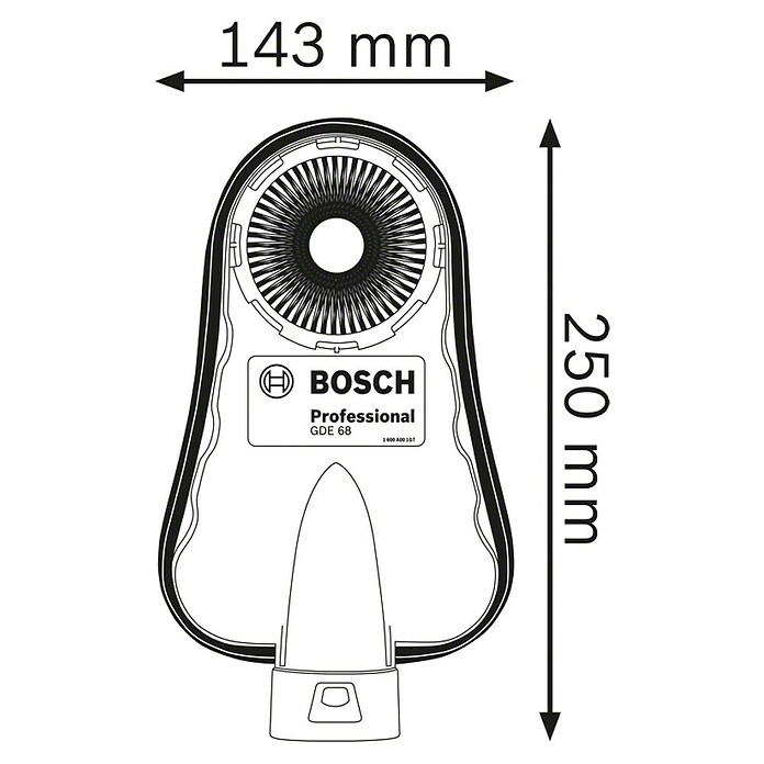 Bosch Professional Sprava za isisavanje GDE 68  (1 Kom.) | BAUHAUS