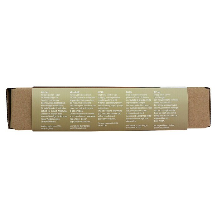 Glorex Bastel-Set Makramee Wandschmuck (Beige/Braun) | BAUHAUS