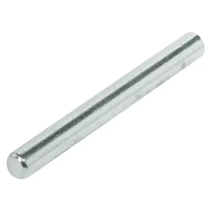 Stabilit Soporte para estantes - Ø x L: 5 x 45 mm, 20 ud., Acero - Pasador metálico cilíndrico gris plateado, utilizado para fijación o alineación.