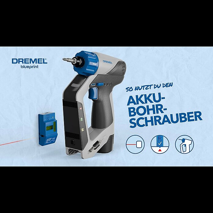 Dremel Akumulatorski odvijač Blueprint  (12 V, 1 baterija, 2 Ah, 5 Nm) | BAUHAUS