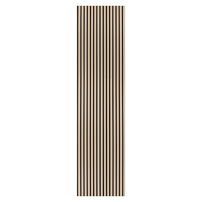 Panel acústico decorativo (244 x 60,5 x 2,2 cm, Roble claro) | BAUHAUS