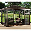 Sojag Pavillon Castel 10 x 12 (298 x 362 x 283 cm, Bronze)