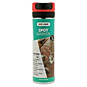 Dupli-Color Markeerspray Bouw en bosbouw (Helder rood, Intense kleur, 500 ml)