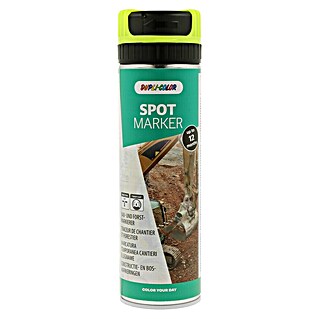 Dupli-Color Markierungsspray Bau und Forst (Leuchtgelb, Farbstark, 500 ml)