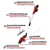 Einhell Power X-Change 18V Akku-Grasschere GE-CG 18/100LI (Akkuspannung: 18 V, Anzahl Akkus: 1 Akku, Schnittbreite: 100 mm, Max. Aststärke: 8 mm) | BAUHAUS